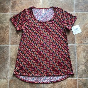 NWT Classic T XS Lularoe Stained Glass Design